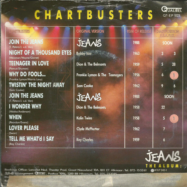 Jeans (9) : Chartbusters (7", Single)