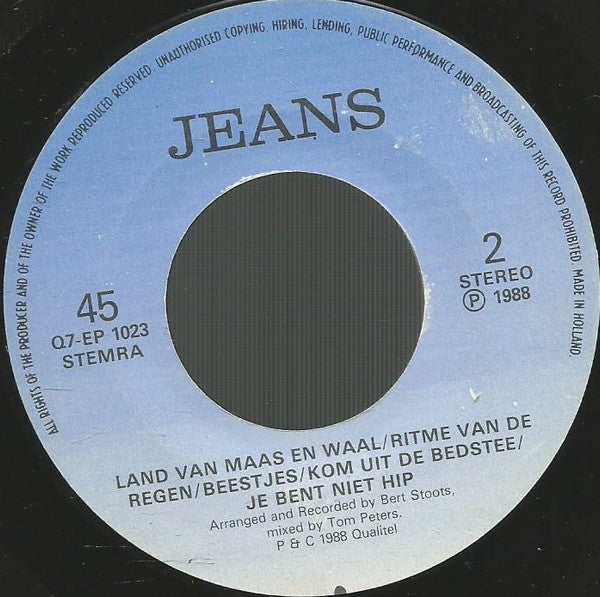 Jeans (9) : Chartbusters (7", Single)