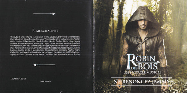 La Troupe De Robin Des Bois : Le Spectacle Musical: Ne Renoncez Jamais (CD, Album)