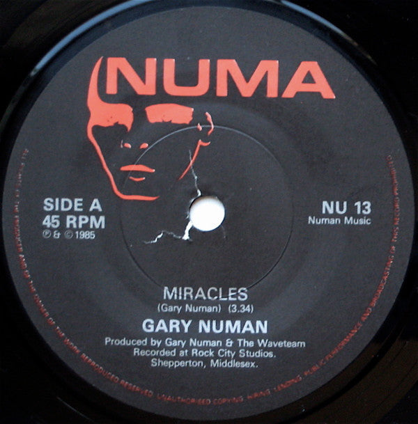 Gary Numan : Miracles (7", Single)