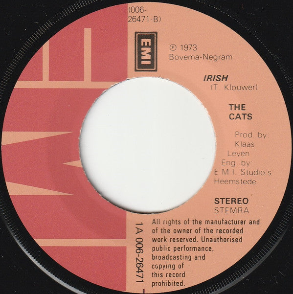 The Cats : The End Of The Show  (7", Single)