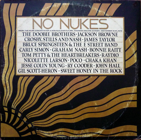 Various : No Nukes - From The Muse Concerts For A Non-Nuclear Future - Madison Square Garden - September 19-23, 1979 (3xLP, Album)