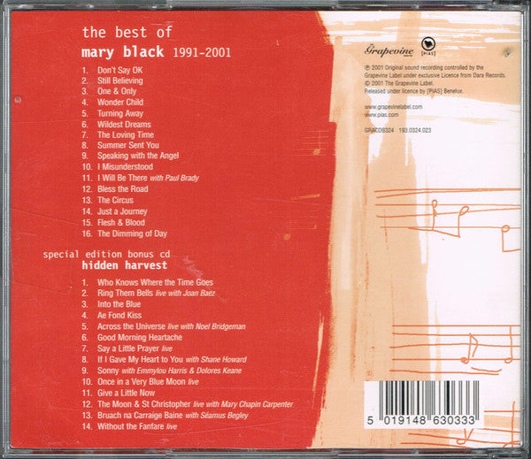Mary Black : The Best Of Mary Black 1991-2001 / Hidden Harvest (CD, Comp + CD + S/Edition)