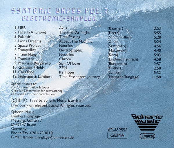Various : Syntonic Waves Vol. 7 (CD, Comp)