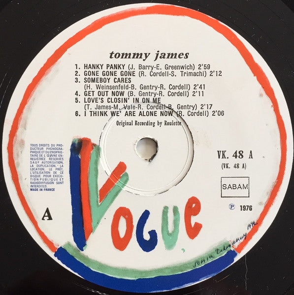 Tommy James & The Shondells : Mony Mony (LP, Comp, RE)