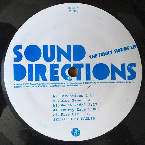 Sound Directions : The Funky Side Of Life (LP, Album, RE)