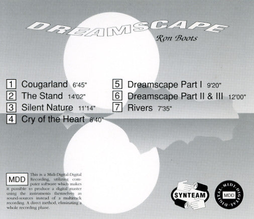 Ron Boots : Dreamscape (CD, Album)