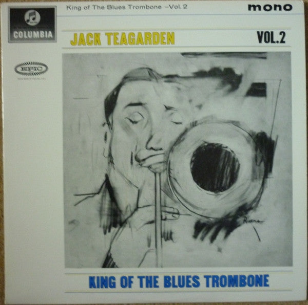 Jack Teagarden : King Of The Blues Trombone Volume 2 (LP, Comp, Mono)