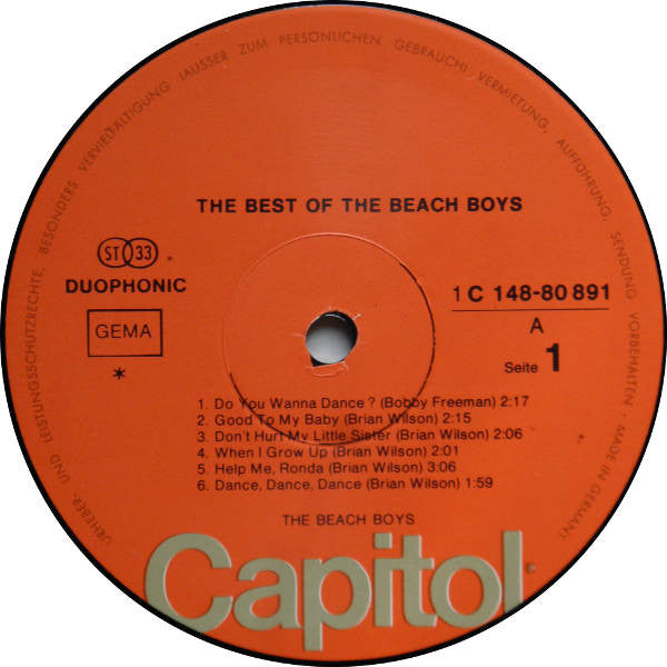 The Beach Boys : The Best Of The Beach Boys (2xLP, Comp, RE)