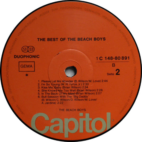 The Beach Boys : The Best Of The Beach Boys (2xLP, Comp, RE)