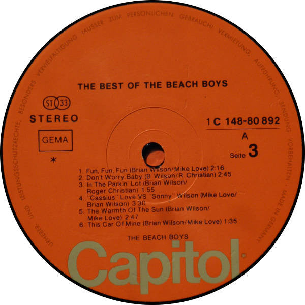 The Beach Boys : The Best Of The Beach Boys (2xLP, Comp, RE)