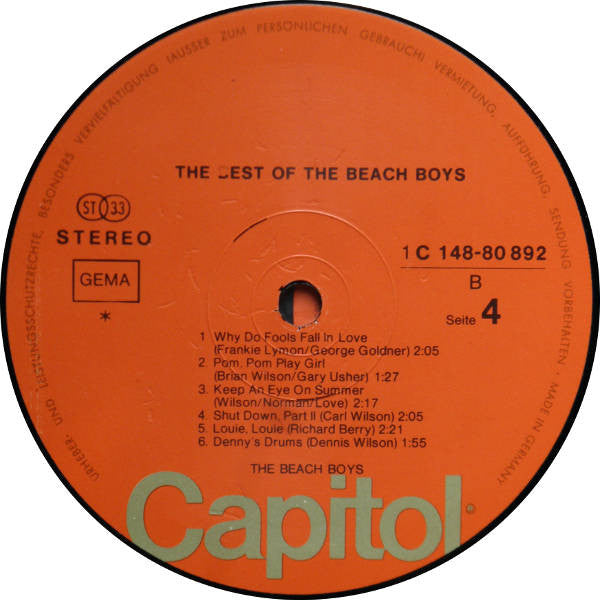 The Beach Boys : The Best Of The Beach Boys (2xLP, Comp, RE)