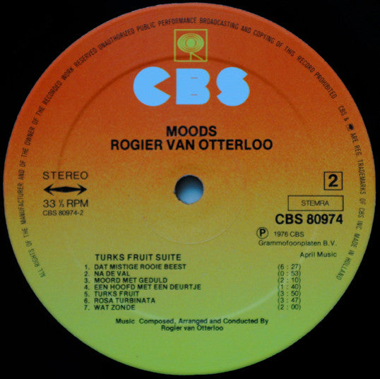 Rogier Van Otterloo Featuring Thijs Van Leer - Louis van Dijk - Toots Thielemans : Moods (LP, Comp)