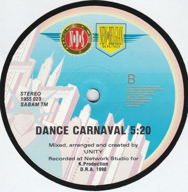 Unity (2) : The Real Presents Dance Carnaval (12", Pic)