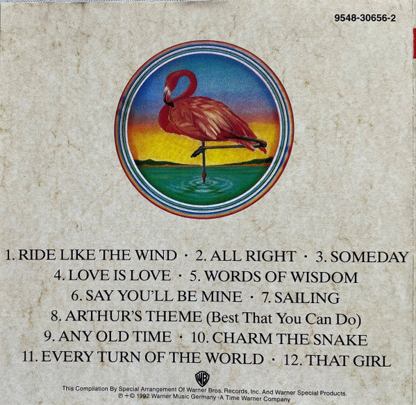 Christopher Cross : Ride Like The Wind / The Best Of Christopher Cross (CD, Comp, RE)