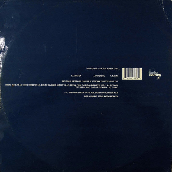 DJ Addiction : Bodyswerve (12")