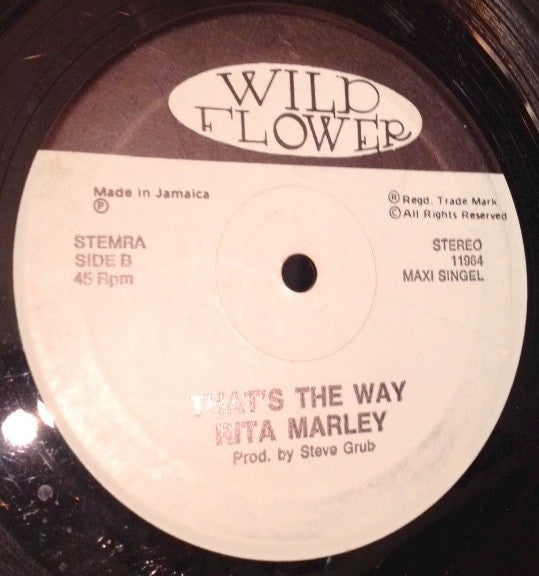 Rita Marley : One Draw / That's The Way (12", Maxi)