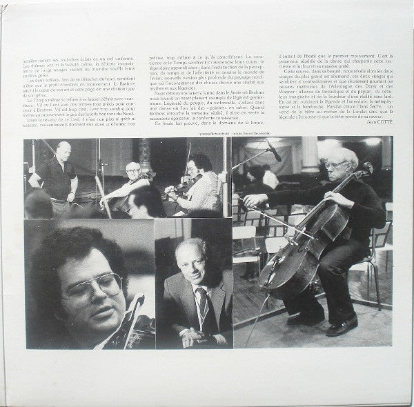 Johannes Brahms — Itzhak Perlman, Mstislav Rostropovich, Concertgebouworkest, Bernard Haitink : Brahms: Double Concerto (LP)