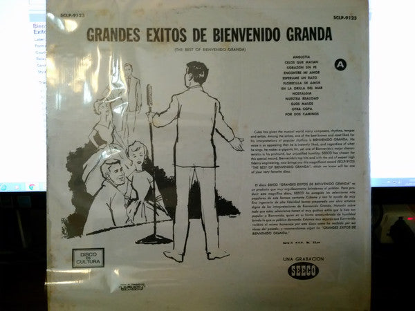 Bienvenido Granda Con La Sonora Matancera : Grandes Exitos De Bienvenido Granda (LP, Album, RE)