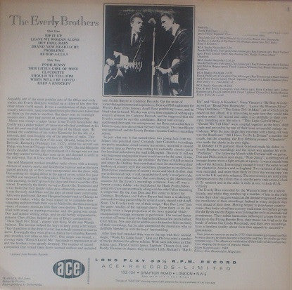 Everly Brothers : Rip It Up (LP, Comp, Mono)