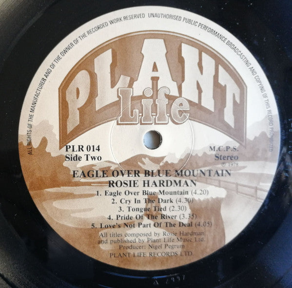 Rosemary Hardman : Eagle Over Blue Mountain (LP, Album)