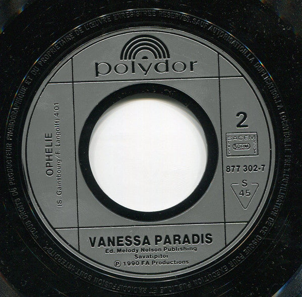 Vanessa Paradis : Tandem (7", Single)