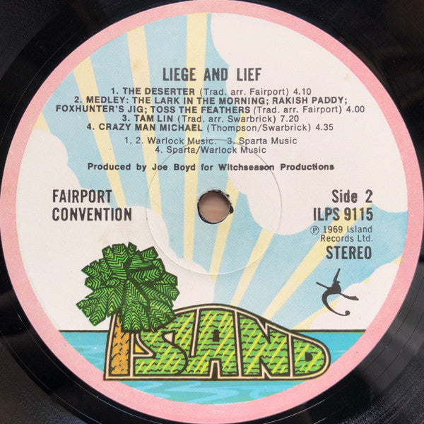 Fairport Convention : Liege & Lief (LP, Album, RP, Pin)