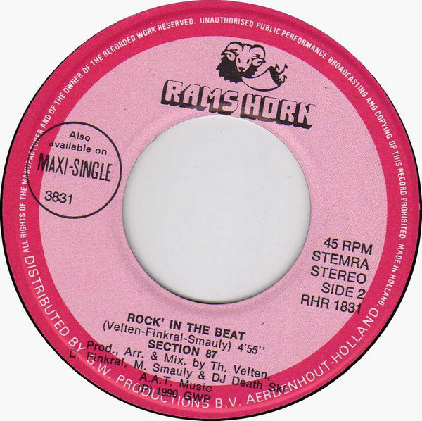 Section 87 : More Power (7", Single)