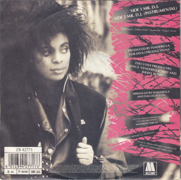 Joyce "Fenderella" Irby Special Guest: Doug E. Fresh : Mr. D.J. (7", Single)