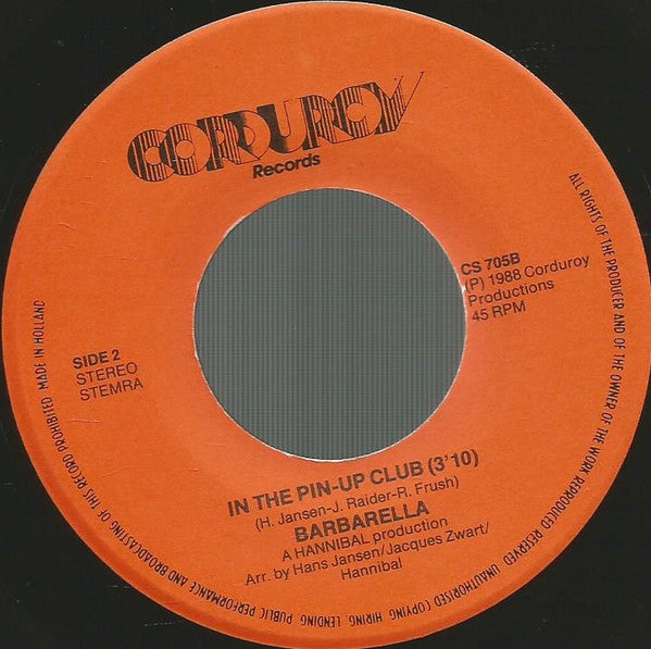 Barbarella (3) : We Cheer You Up (Join The Pin-Up Club) (7", Single)