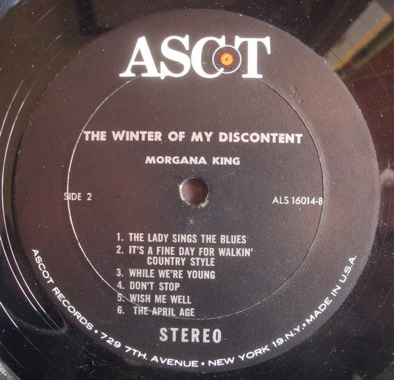 Morgana King : The Winter Of My Discontent (LP)