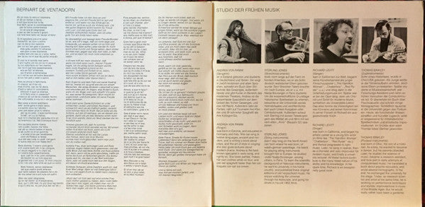Bernart De Ventadorn / Martin Codax - Studio Der Frühen Musik : Chansons D'Amour / Canciones De Amigo (LP)