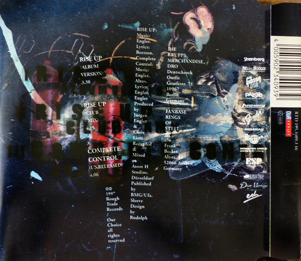 Die Krupps : Rise Up (CD, Single)