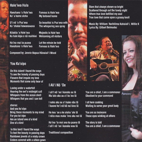 Amy Hanaiali'i & Willie K : Live At The 2003 Aloha Live Tour (CD, Album)