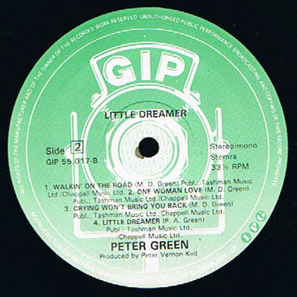 Peter Green (2) : Little Dreamer (LP, Album)