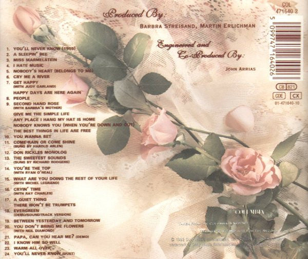 Barbra Streisand : Highlights From Just For The Record... (CD, Comp)