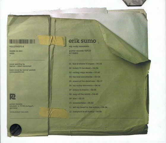 Erik Sumo : My Rocky Mountain (CD, Album)