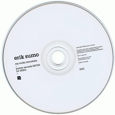 Erik Sumo : My Rocky Mountain (CD, Album)