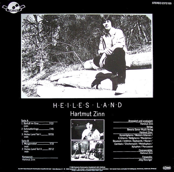 Hartmut Zinn : Heiles Land (LP, Album)