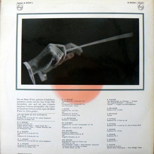 Bruno Walter, Columbia Symphony Orchestra, Wolfgang Amadeus Mozart : Symphony No. 41 In C Major K. 551 "Jupiter" / Symphony No. 35 In D Major K. 385 "Haffner" (LP, Mono, Gat)