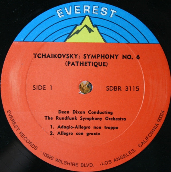 Dean Dixon (2) Conducting Rundfunk-Sinfonie-Orchester Leipzig, Pyotr Ilyich Tchaikovsky : Symphony No.6 Pathétique (LP, Album)