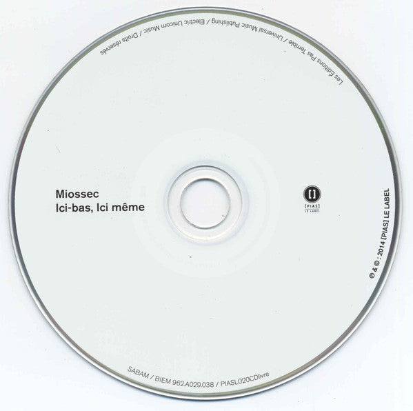 Miossec : Ici-Bas, Ici Même (CD, Album, Boo)