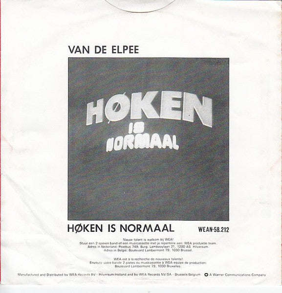 Normaal : Jambalaya (Kampvuur Laait) (7", Single)