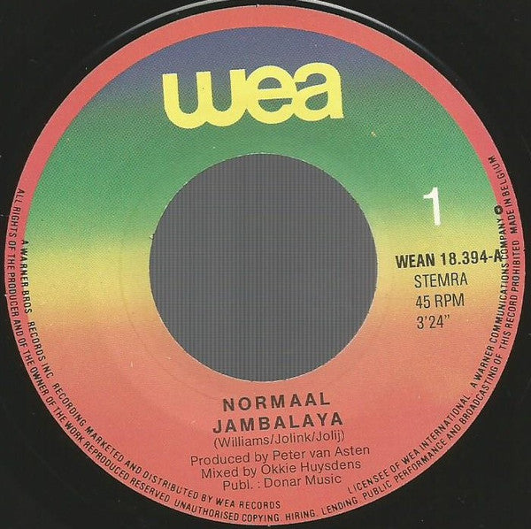 Normaal : Jambalaya (Kampvuur Laait) (7", Single)