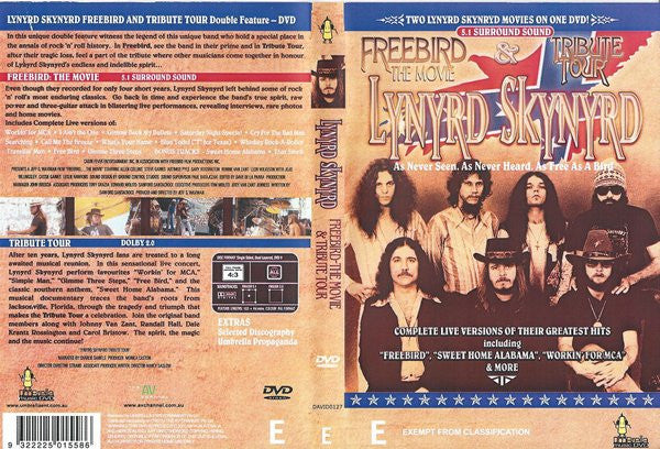 Lynyrd Skynyrd : Freebird - The Movie & Tribute Tour (DVD-V, PAL)
