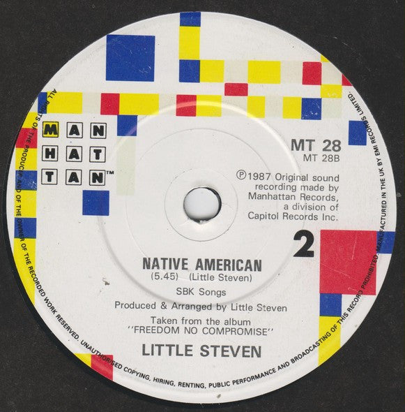 Little Steven : Trail Of Broken Treaties (7", Single)