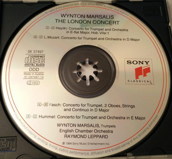 Wynton Marsalis : The London Concert  (CD, Album)