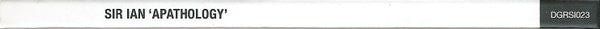 Sir Ian : Apathology (CD, Album)