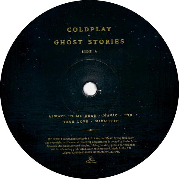 Coldplay : Ghost Stories (LP, Album, 180)