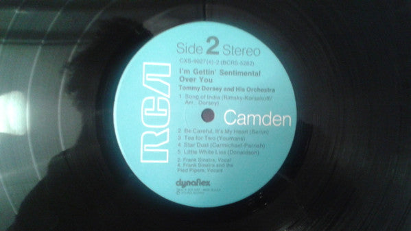 Tommy Dorsey And His Orchestra With Frank Sinatra : I'm Gettin' Sentimental Over You (2xLP, Comp, RM)